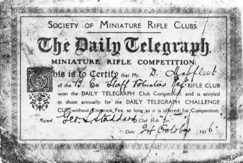 Rifle Competition 1916