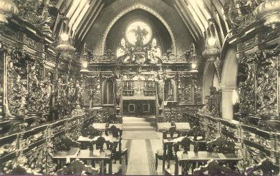 Believed to be the interior of
St. Saviours Hospital Chapel.
