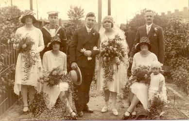 The marriage of Ada Rose MARFLEET and George F. HODGES.