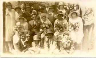 The marriage of Edith Alice MARFLEET and John W. BURGE.