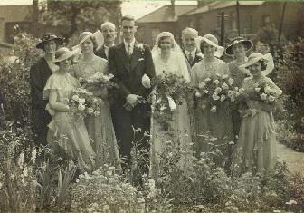 The marriage of Harold Frank Lawrence MARFLEET and Rosina Miriam SIMS.