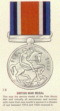 BRITISH WAR MEDAL