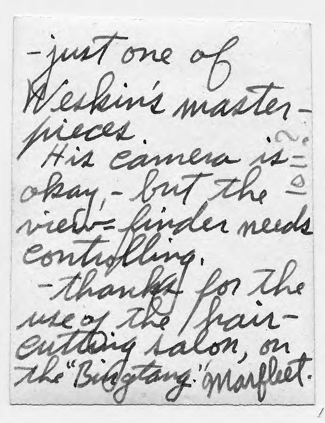 His Master's Comments!